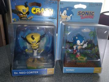 Sonic & Dr. Neo Cortex Totaku Figuren - Nieuw! beschikbaar voor biedingen
