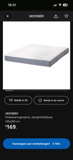 Vesteröy IKEA matras 140x200, Ophalen, Zo goed als nieuw, Tweepersoons, 140 cm