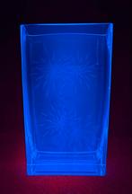 Loodglas / cerium glas Vaas met Ster Motief, Antiek en Kunst, Antiek | Vazen, Ophalen of Verzenden