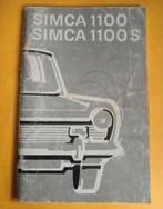 ✅️ ORIGINEEL INSTRUCTIEBOEK VOOR SIMCA 1200 & 1100 S, Auto diversen, Handleidingen en Instructieboekjes, Ophalen of Verzenden