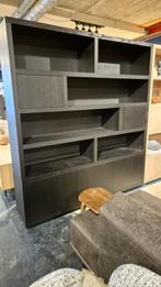Vakkenkast/Boekenkast/Opbergkast Eikenhout Zwart Showmodel, Eikenhout, JaRa, 200 cm of meer, Bornsestraat 31