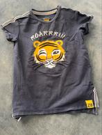 Z8 T-shirt blauw met tijgerprint - Maat 80 - tijger, Ophalen of Verzenden, Zo goed als nieuw, Jongetje, Shirtje of Longsleeve