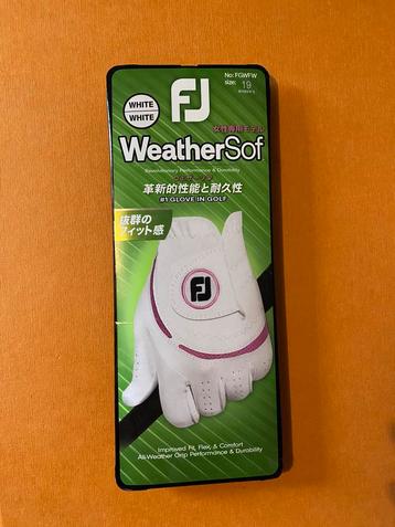 ️‍️ FJ Dames Golfhandschoen – Wit, Nieuw beschikbaar voor biedingen