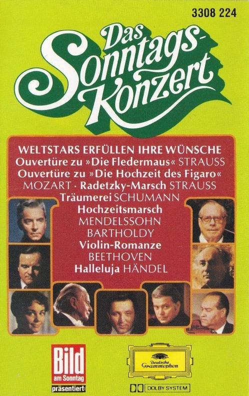 Cassettebandje Various – Das Sonntagskonzert, Cd's en Dvd's, Cassettebandjes, Gebruikt, Origineel, Pop, 1 bandje, Verzenden