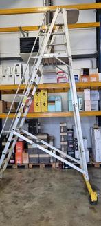 Zarges platformtrap bordestrap, Doe-het-zelf en Verbouw, Ladders en Trappen, Ophalen, Gebruikt, Ladder, Opvouwbaar of Inschuifbaar