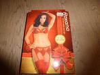 Maat L setje kleur rood bra & string with suspenders, Roxana, Ophalen of Verzenden, Rood, Setje