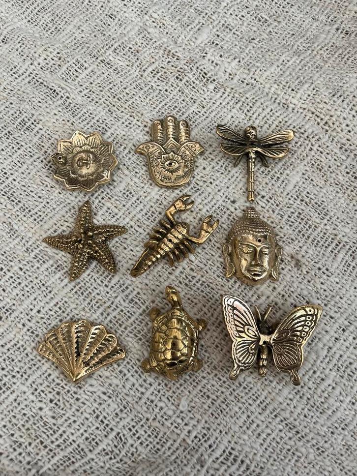 Messing wierookhouder, Antiek en Kunst, Kunst | Beelden en Houtsnijwerken, Ophalen of Verzenden