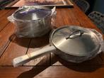 Gero Paris pannenset 2-delig, Ophalen, Nieuw, Pannenset, Rvs