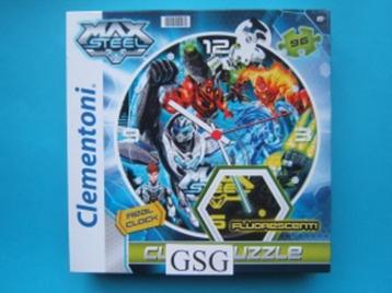 Max steel clock puzzle 96 st nr. 99147-01 (Nieuw) beschikbaar voor biedingen