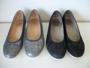 2x Pumps met Hak - Blauw - 40,5 - Gabor - zgan - per paar beschikbaar voor biedingen