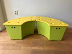 Ikea Glis opberg kinder bank 2 stuks design M. Hagberg lime, Ophalen of Verzenden, Zo goed als nieuw, Overige typen