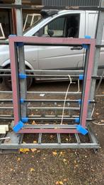 (111) 2x Nieuw aluminium vast raamkozijn, Raamkozijn, 75 tot 150 cm, Ophalen, 75 tot 150 cm