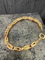 Prachtige 14k gouden monte carlo armband, Sieraden, Tassen en Uiterlijk, Ophalen of Verzenden, Nieuw, Goud