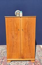 Engelse vintage kledingkast, linnenkastje, hang- en legkast, Ophalen, Gebruikt, 50 tot 70 cm, Vintage