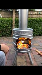 buitenhaard rvs tuinkachel terraskachel tuinhaard Bierfust, Ophalen of Verzenden, Nieuw