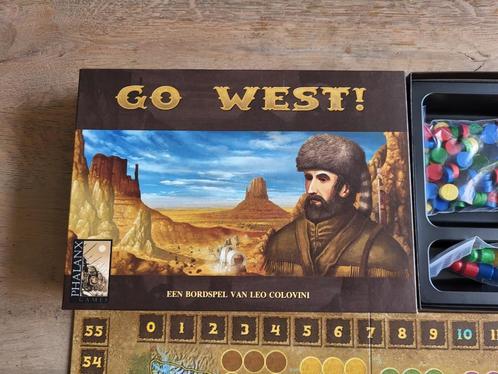 spel Go west van leo clovini zgan!, Hobby en Vrije tijd, Gezelschapsspellen | Bordspellen, Zo goed als nieuw, Een of twee spelers