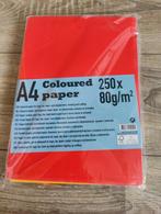 Gekleurd papier knutselpapier A4 verschillende kleuren, Diversen, Ophalen of Verzenden, Zo goed als nieuw
