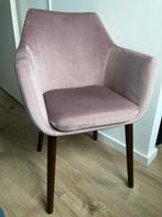 Fauteuil stoel - Oud roze fluweel Nieuwstaat, Huis en Inrichting, Stoelen, Ophalen of Verzenden, Zo goed als nieuw, Overige kleuren