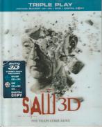 Saw 7 3D (2010) NL Triple Play Blu-ray 3D + 2D + Blu-ray, Cd's en Dvd's, Ophalen of Verzenden, Zo goed als nieuw, Horror