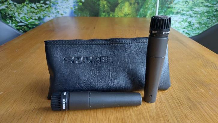 Shure SM57 Microfoon, Muziek en Instrumenten, Microfoons, Gebruikt, Instrumentmicrofoon, Ophalen of Verzenden