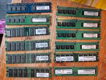DDR/DDR2 geheugen modules desktop beschikbaar voor biedingen