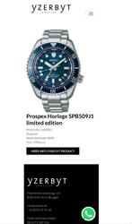 Seiko Prospex Heritage Gmt Limited Edition( NİEUW ), Staal, Polshorloge, Nieuw, Ophalen of Verzenden