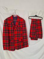 OppoSuits (kerst)pak Geruit - Maat L, Maat 52/54 (L), Ophalen of Verzenden, Zo goed als nieuw, Rood