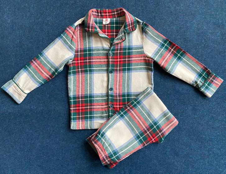 Flanellen pyjama maat 98/104, Kinderen en Baby's, Kinderkleding | Maat 98, Zo goed als nieuw, Jongen of Meisje, Nacht- of Onderkleding