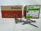 Hardhoutschroeven RVS grote partij Würth 4,5x80/44 200 stuks, Ophalen, 50 tot 100 mm, Schroeven, Nieuw