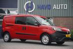 Fiat Dobló Cargo 1.4 T-Jet 120 PK L2 Maxi, AIRCO, TREKHAAK,, Auto's, Stof, Gebruikt, Zwart, 4 cilinders