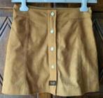 Kort bruin suede-look, suedine rokje, rok; The Sting; M medi, Maat 38/40 (M), Bruin, Ophalen of Verzenden, Zo goed als nieuw