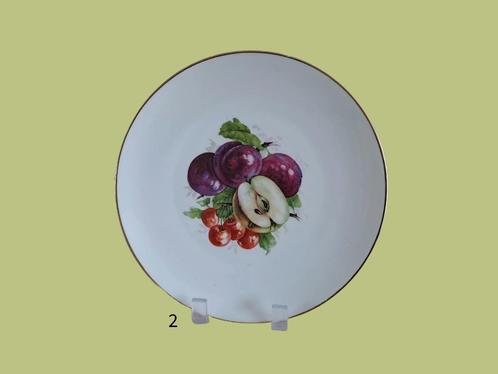 Leuke vintage fruitbordjes jaren 60/70, set van 3, Antiek en Kunst, Antiek | Servies los, Ophalen of Verzenden