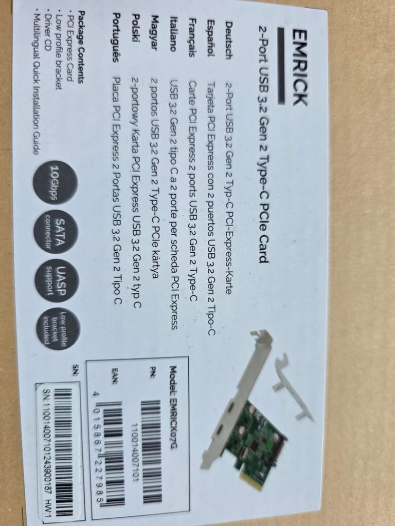 USB-C PCIe Uitbreidingskaart voor PC, Ophalen of Verzenden, Nieuw