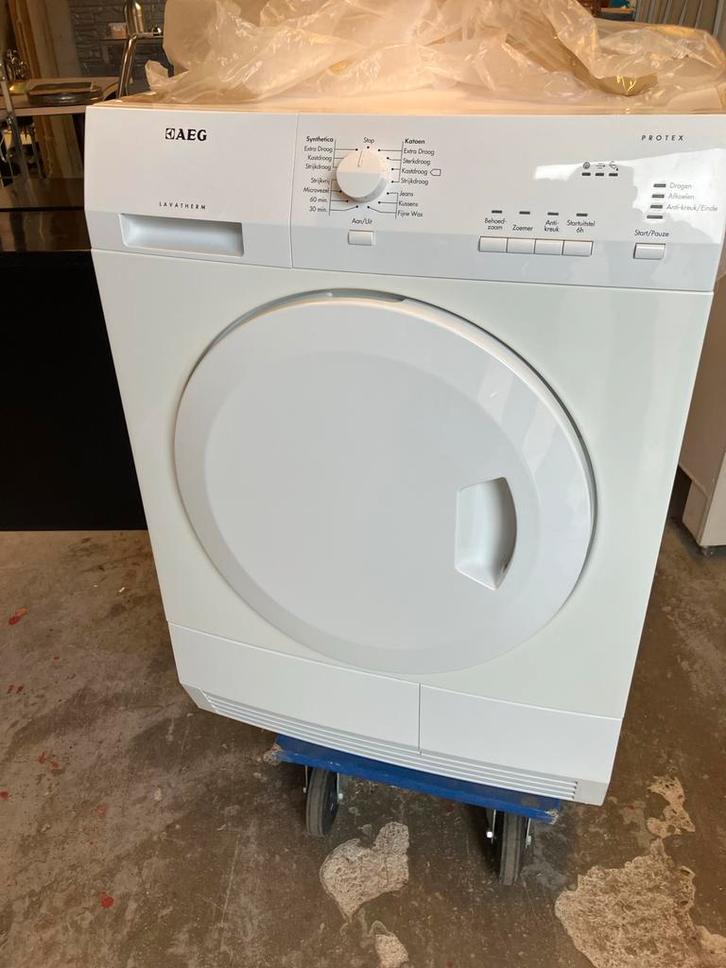 AEG Lavatherm Wasdroger - Goed Onderhouden, Witgoed en Apparatuur, Wasdrogers, Gebruikt, Condens, Voorlader, 6 tot 8 kg, 85 tot 90 cm