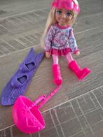 Barbie: chelsea snowborder, Ophalen of Verzenden, Zo goed als nieuw, Pop