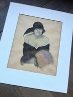 Oude tekening / aquarel Harrie Kuyten!, Ophalen of Verzenden