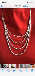 Nieuwe tweekleurige goud/zilver ketting detailpr 9.95, Ophalen of Verzenden, Nieuw, Overige materialen, Verstelbaar