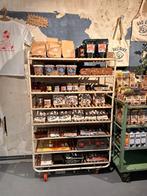 Vintage Werkbank Keuken Horeca kitchen Broodrek, Ophalen, Gebruikt, Overige kleuren, 75 cm of meer