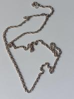 Zilveren (horloge) ketting., Sieraden, Tassen en Uiterlijk, Antieke sieraden, Ophalen of Verzenden, Zilver, Ketting