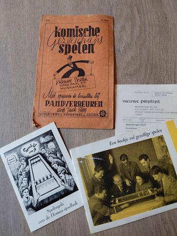 Oude Sjoelbak Boekjes - Collectie beschikbaar voor biedingen