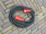 Krachtstroom verlengkabel 20 m met stekkers, Ophalen of Verzenden, Gebruikt, Kabel of Snoer