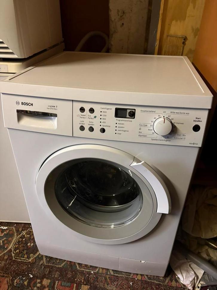 Bosch Logixx8 8kg wasmachine A+++ ken ook bezorgd worden., Witgoed en Apparatuur, Wasmachines, Gebruikt, Voorlader, 6 tot 8 kg