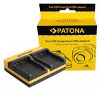 Dual Charger Sony L1 DSC-T33 DSC-T11 incl. Micro-USB cable, Verzenden, Nieuw