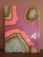 Resin epoxy agate geode art kunst, Ophalen of Verzenden