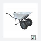 Te koop Kruiwagen 100 liter verzinkt met 2 wielen, Ophalen of Verzenden, Nieuw