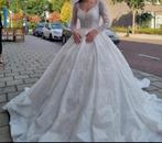 Trouwjurk maat 34-36-38, Ophalen of Verzenden, Zo goed als nieuw, Wit, Trouwjurk