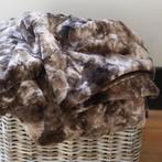 Plaid bruin melange 170cmx140cm *nieuw*, Huis en Inrichting, Woonaccessoires | Plaids en Woondekens, Verzenden, Nieuw