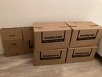 10 Shurgard verhuisdozen + jassendoos, Ophalen, Opvouwbaar, 50 tot 75 cm, Minder dan 40 cm
