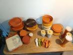 Jaren 70 Tupperware Lot - Van Alles Wat!, Huis en Inrichting, Keuken | Tupperware, Ophalen of Verzenden, Gebruikt, Geel, Bak of Kom