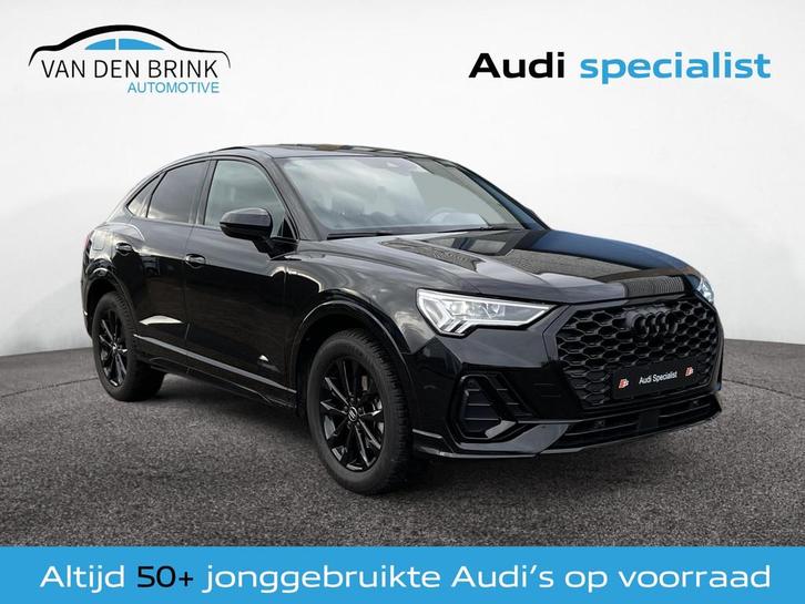 Audi Q3 Sportback 35 TFSI S-Line Black Ed. Pano Sfeerverlich, Auto's, Audi, Bedrijf, Te koop, Q3, ABS, Achteruitrijcamera, Adaptive Cruise Control